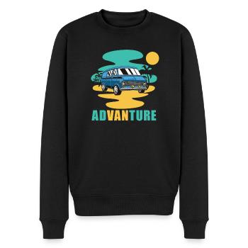 Camper Bus Caravan Camper Bus - Pull Premium bio Homme - noir - Devant - Nico (187cm)