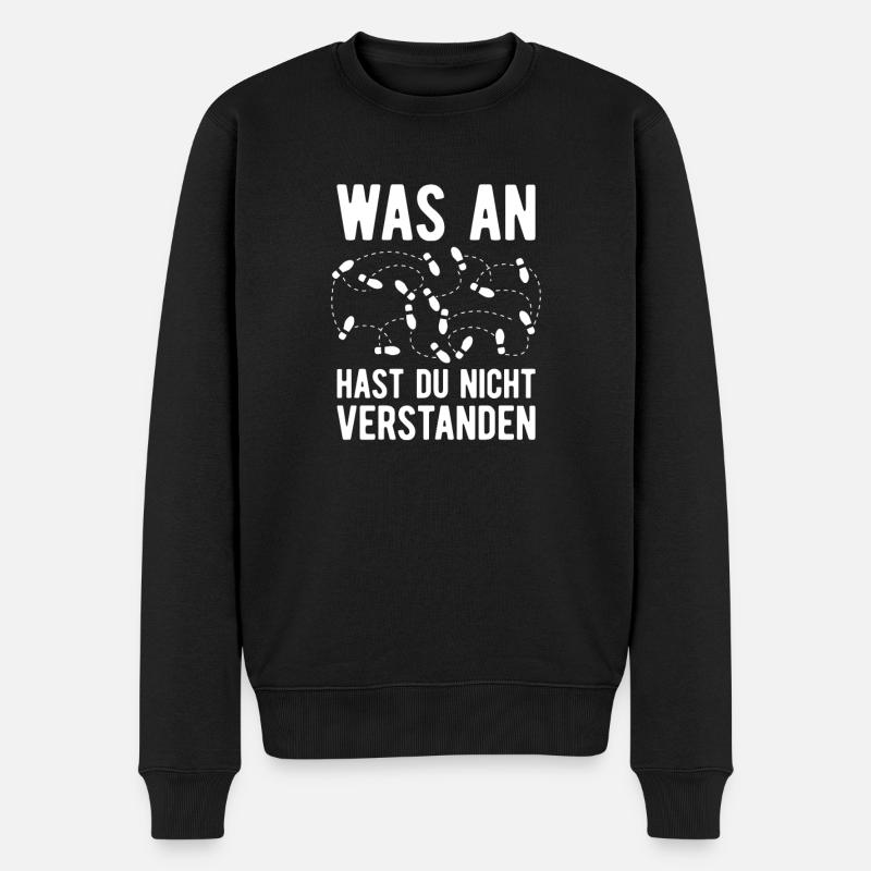 Tanzen Tänzer Tanz - Männer Premium Bio Pullover - Schwarz