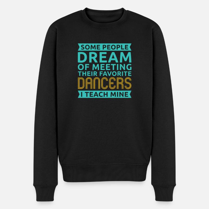 Tanzen Tänzer Tanz - Männer Premium Bio Pullover - Schwarz