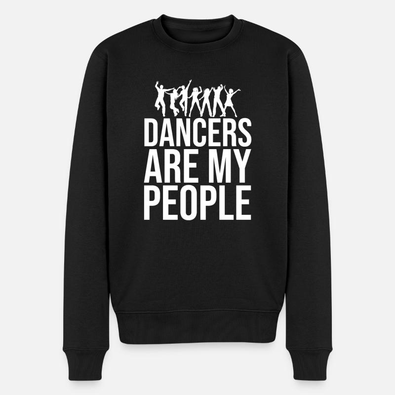 Tanzen Tänzer Tanz - Männer Premium Bio Pullover - Schwarz