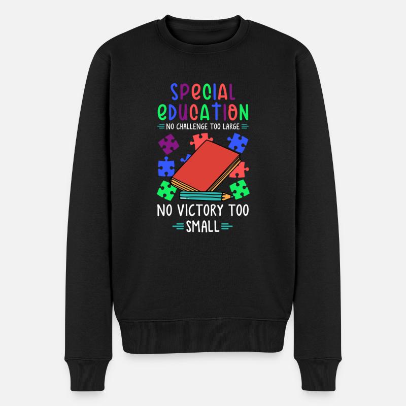 Enseignement spécial enseignants, pédagogie spécialisée - Pull Premium bio Homme - noir