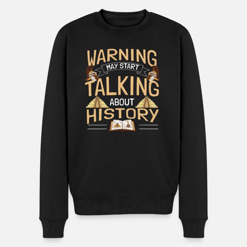 Histoire Professeur d’histoire Enseignement Cadeau - Pull Premium bio Homme - noir