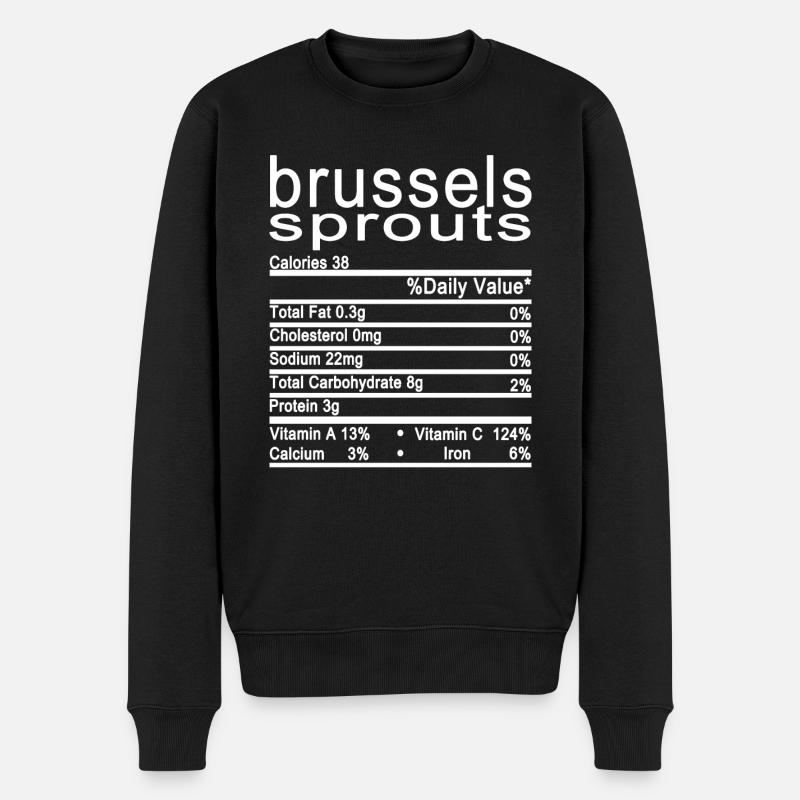 chou de bruxelles - Pull Premium bio Homme - noir