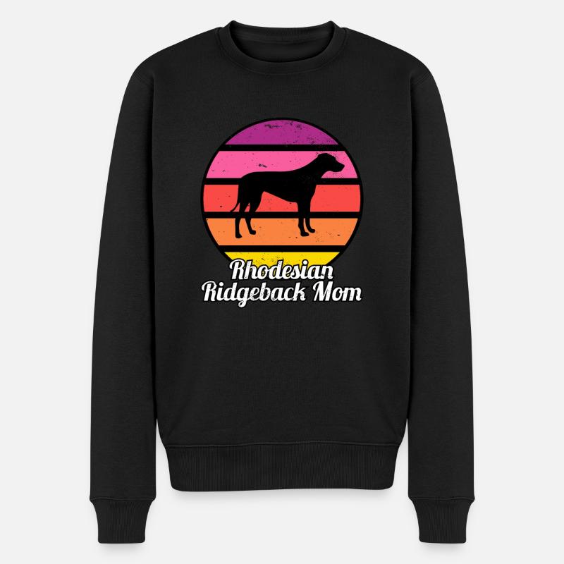 Rhodesian Ridgeback Mom I Retro Ridgeback Mom - Pull Premium bio Homme - noir