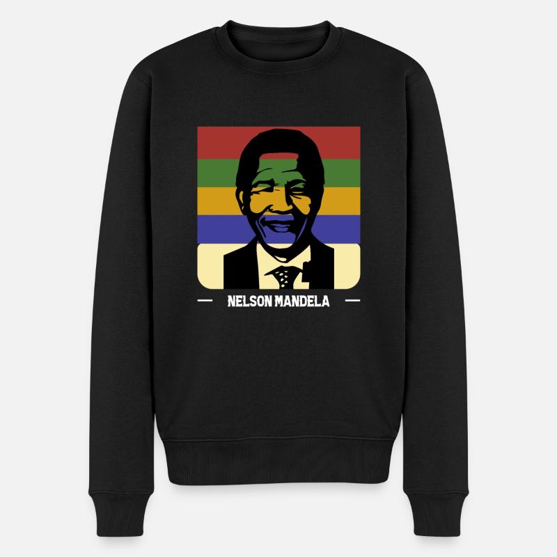 Nelson Mandela Day VII - Männer Premium Bio Pullover - Schwarz