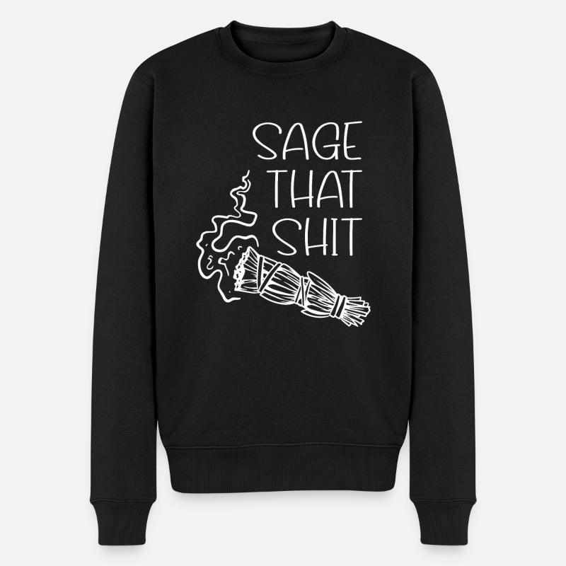 Dis-moi ça. - Pull Premium bio Homme - noir