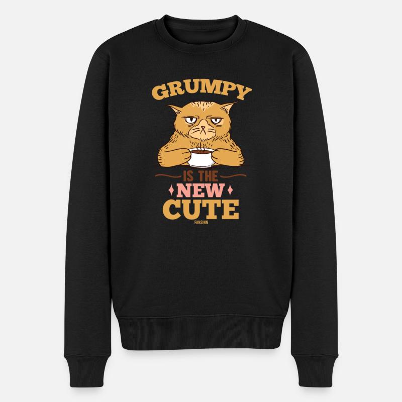 Chat chat - Pull Premium bio Homme - noir
