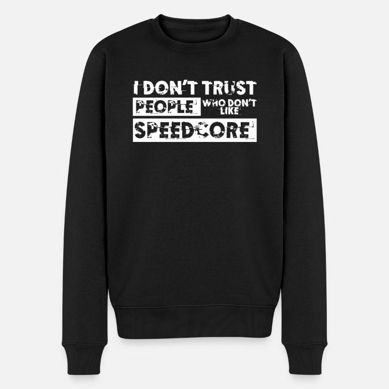 Speedcore - Männer Premium Bio Pullover - Schwarz