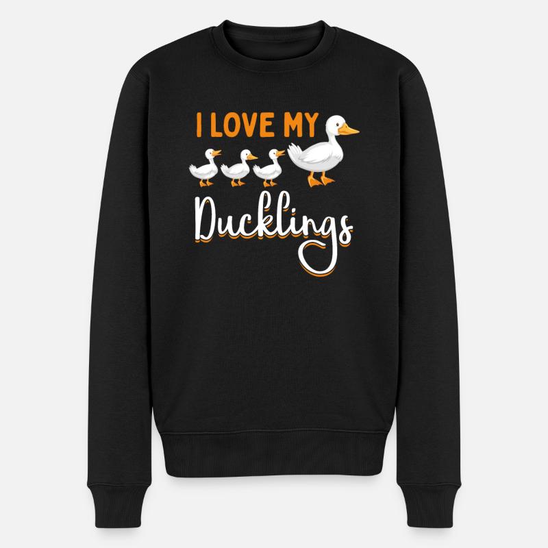 J’adore mes canards - Pull Premium bio Homme - noir