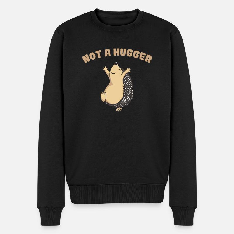 Hérisson - Pull Premium bio Homme - noir