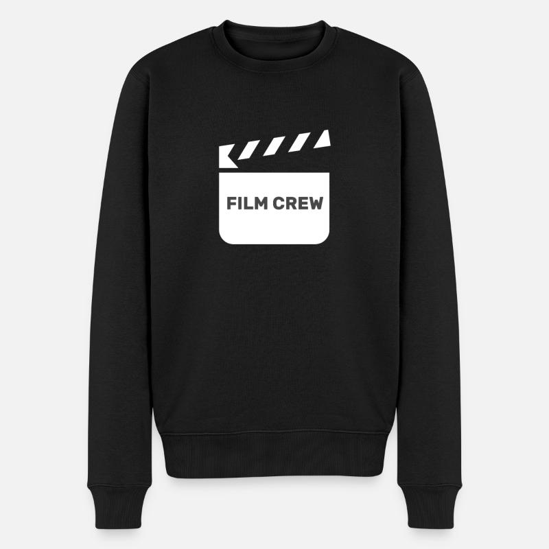 Movie Making Movie Set Filmcrew - Männer Premium Bio Pullover - Schwarz