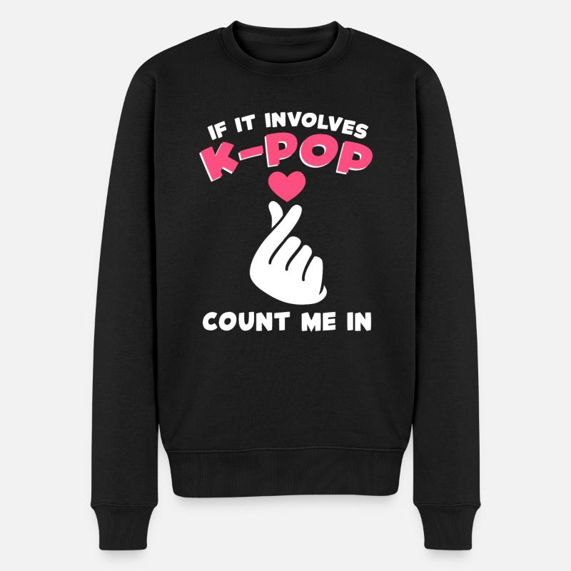 K-Pop K-Pop Geschenk - Männer Premium Bio Pullover - Schwarz