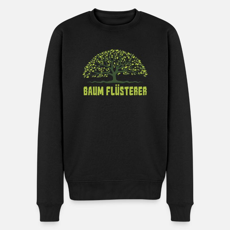 Baumklettern Baumpfleger Arborist Baumkletterer - Männer Premium Bio Pullover - Schwarz