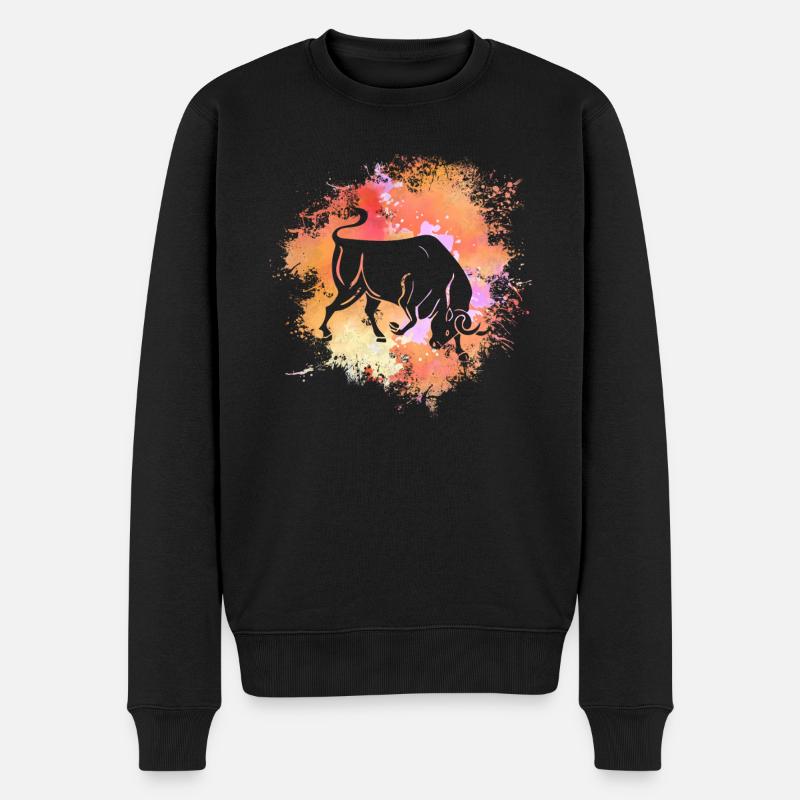 Bélier Signe astrologique Horoscope Astrologie - Pull Premium bio Homme - noir