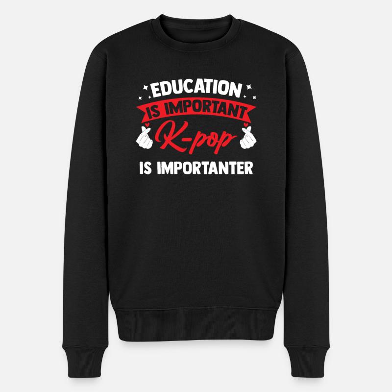 K-Pop K-Pop Geschenk - Männer Premium Bio Pullover - Schwarz