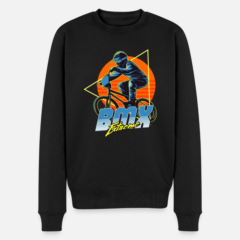 Extremer BMX - Männer Premium Bio Pullover - Schwarz