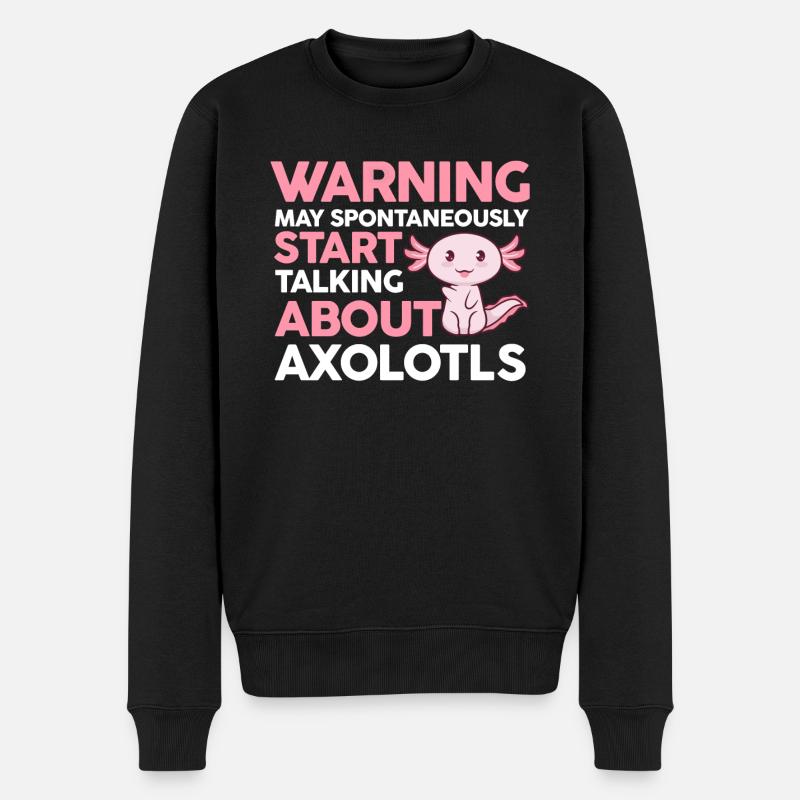 Axolotl Axolotl Cadeau - Pull Premium bio Homme - noir