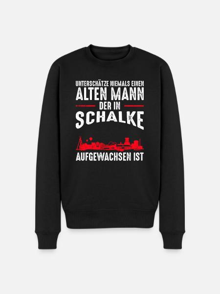 Gelsenkirchen Schalke Männer Spruch - Männer Premium Bio Pullover - Schwarz