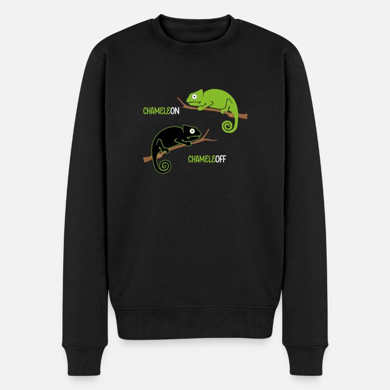 Caméléon Chameleoff - Pull Premium bio Homme - noir