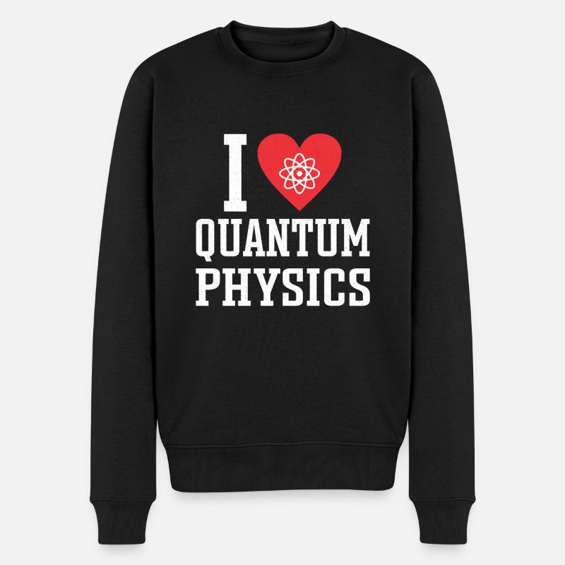 Physique quantique Physiciens scientifiques - Pull Premium bio Homme - noir
