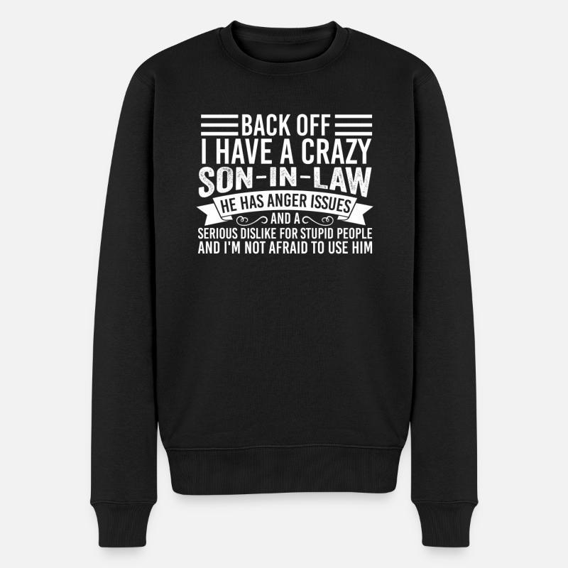 Gendre Cadeau - Pull Premium bio Homme - noir