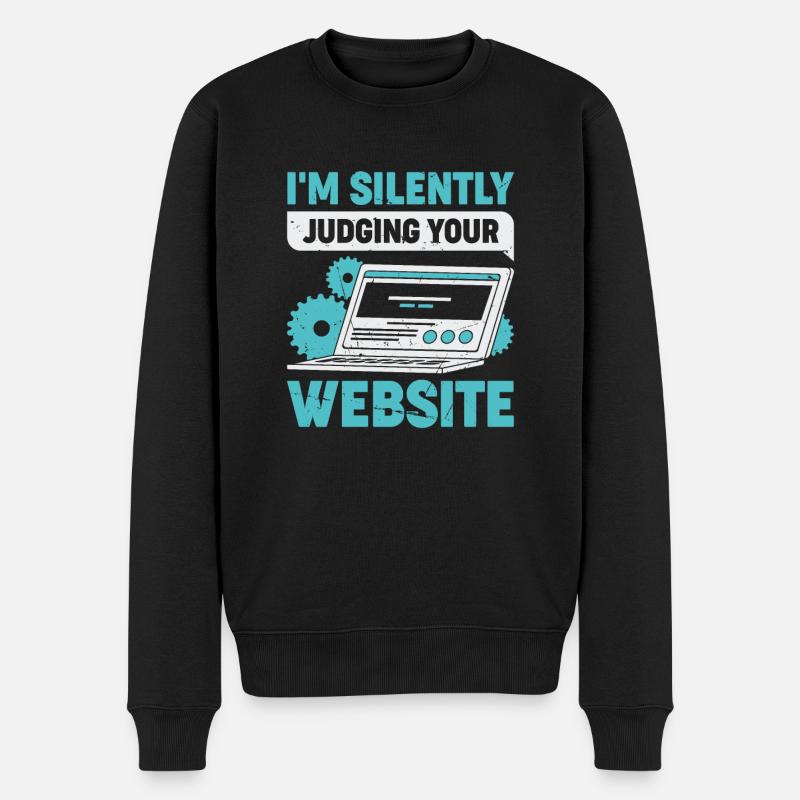 Webdesigner drôle cadeau - Pull Premium bio Homme - noir