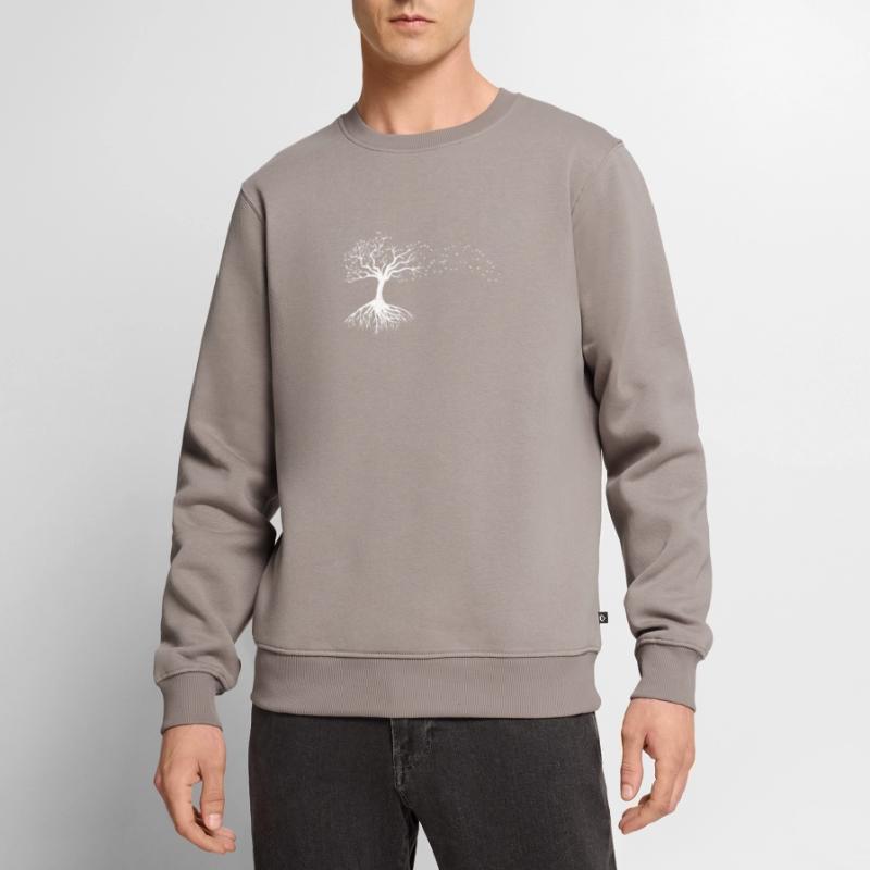 Tree Old Lonely Tree Old Tree Leafless Tree Men's Premium Organic Jumper