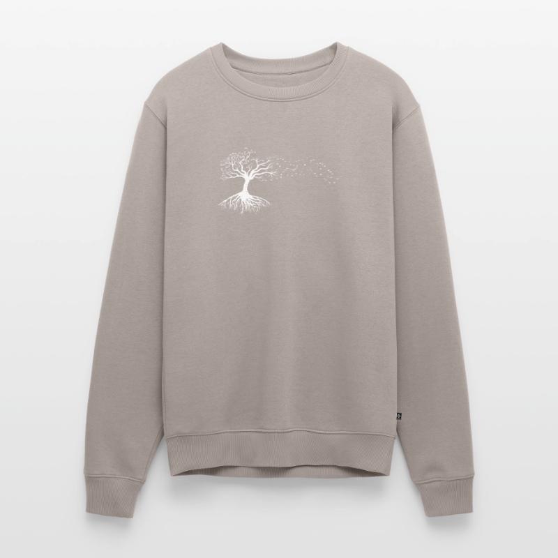 Tree Old Lonely Tree Old Tree Leafless Tree Men's Premium Organic Jumper