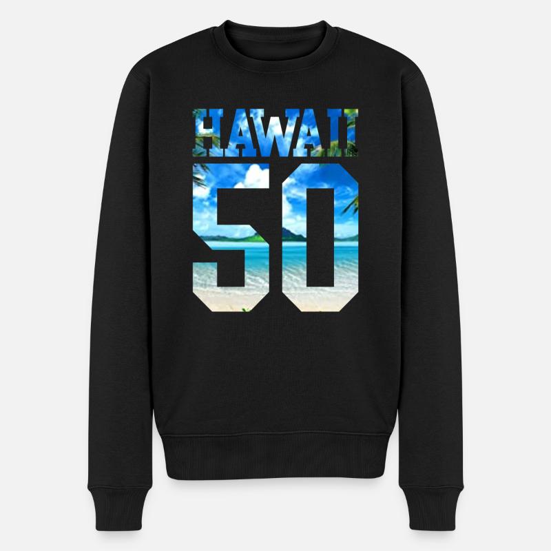 Hawaii 50 Cadeau amusant - Pull Premium bio Homme - noir