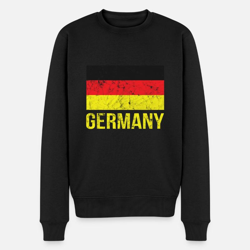 Vêtements du drapeau allemand - Pull Premium bio Homme - noir