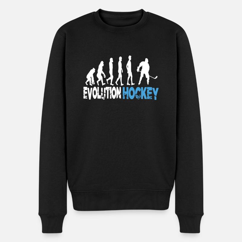 Evolution Hockey - Men's Premium Organic Jumper - black