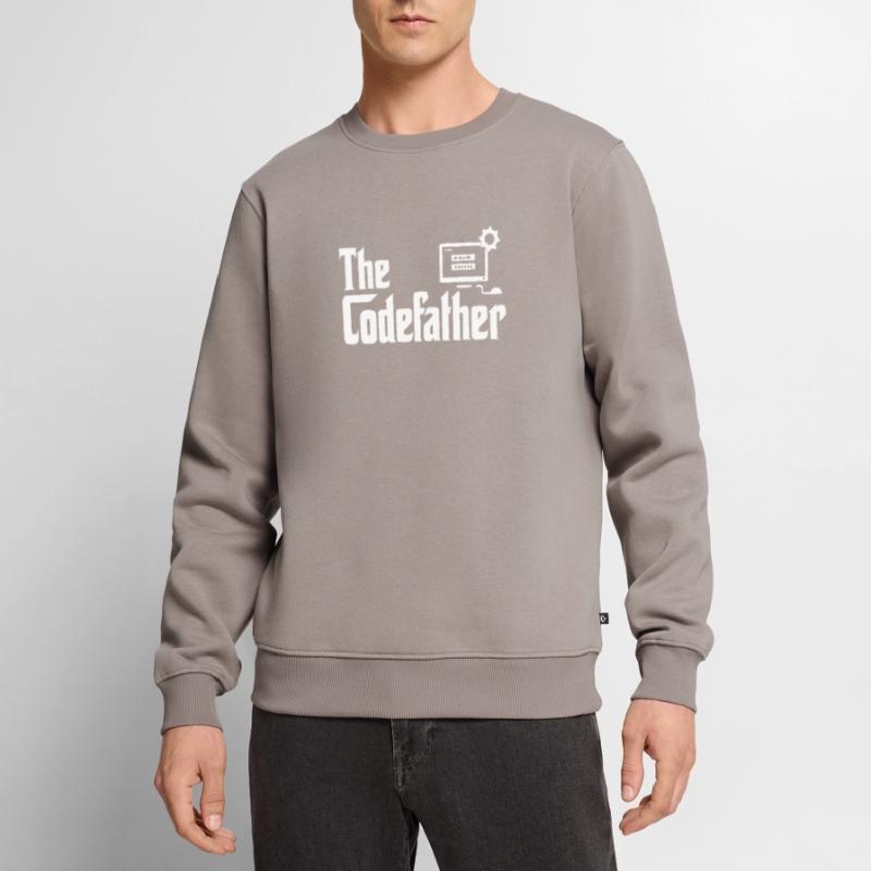The Codefather Developer Coder Programmer Computer Männer Premium Bio Pullover