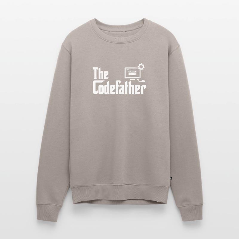 The Codefather Developer Coder Programmer Computer Männer Premium Bio Pullover
