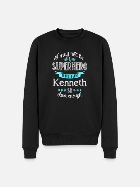 Kenneth - Pull Premium bio Homme - noir