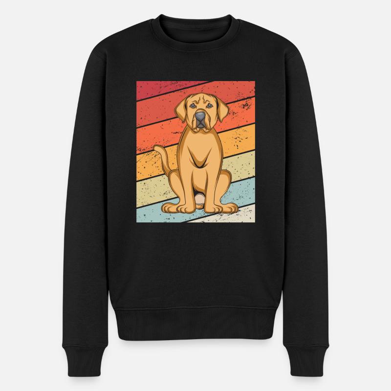 Broholmer - Männer Premium Bio Pullover - Schwarz