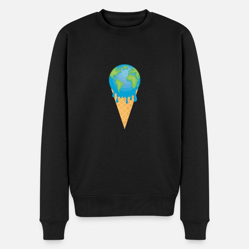 Nachhaltigkeit - Männer Premium Bio Pullover - Schwarz