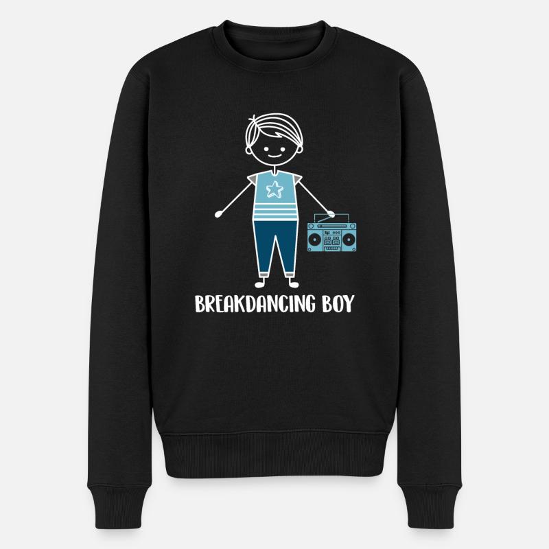 Breakdance Breakdancer Breakdancing - Men's Premium Organic Jumper - black