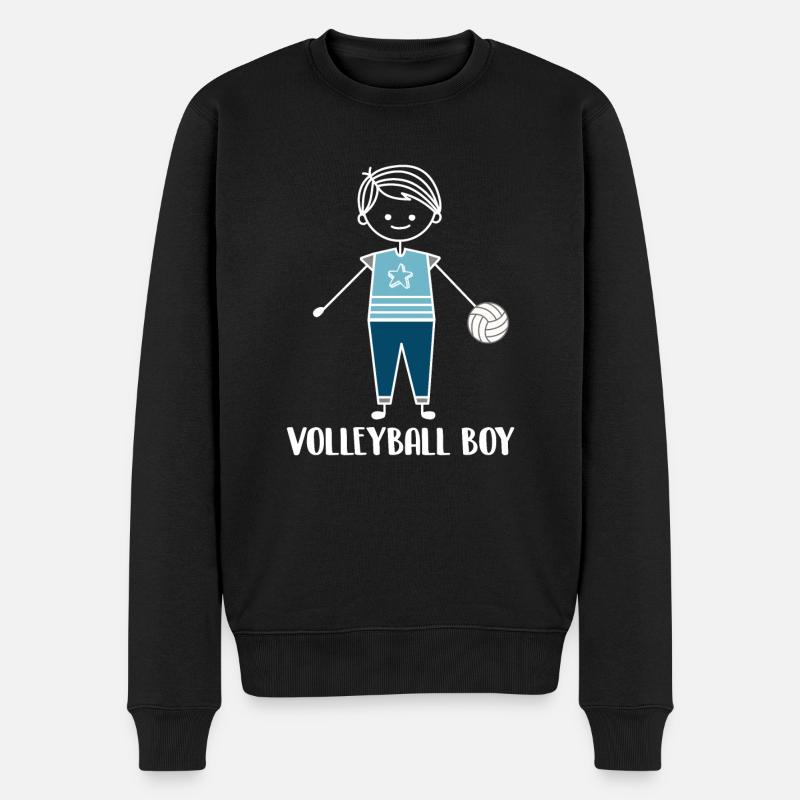 Volleyball Volleyball de plage - Pull Premium bio Homme - noir