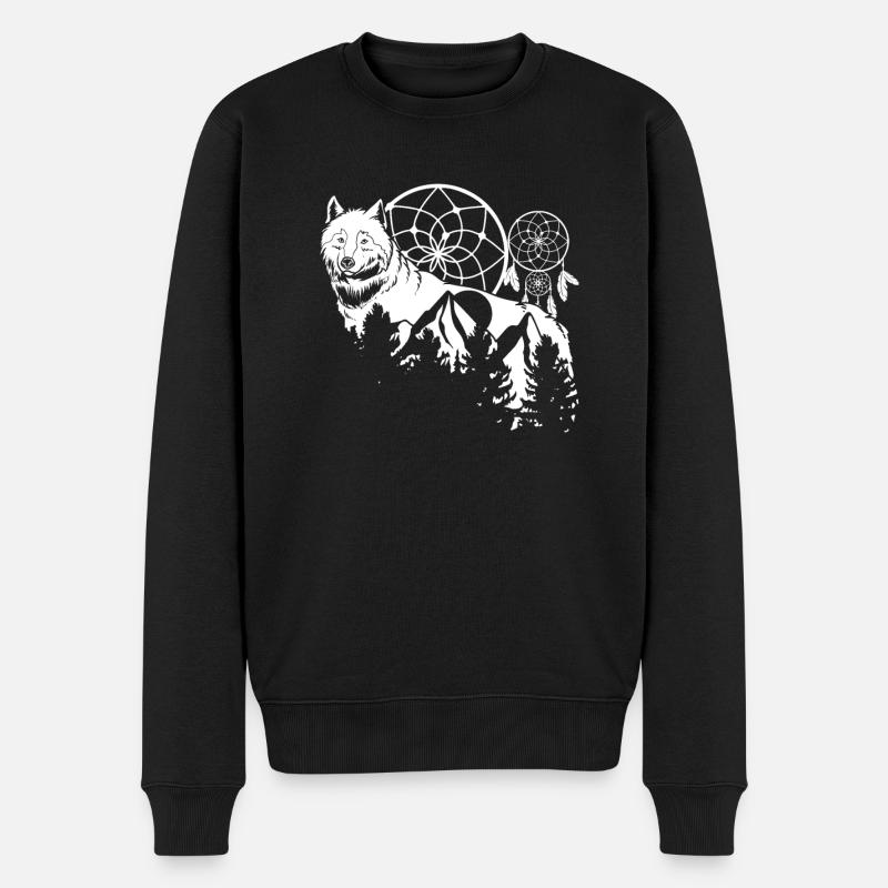 Loup - Pull Premium bio Homme - noir
