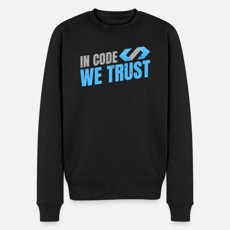 Programmeur Coder Développeur de logiciels - Pull Premium bio Homme - noir