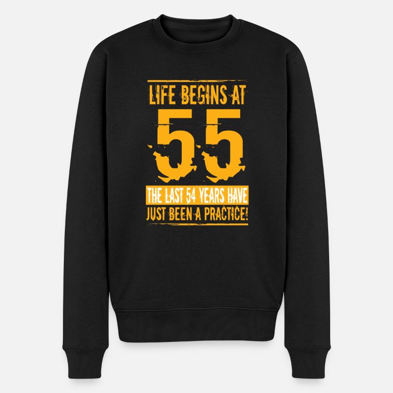 Homme de 55 ans - Pull Premium bio Homme - noir