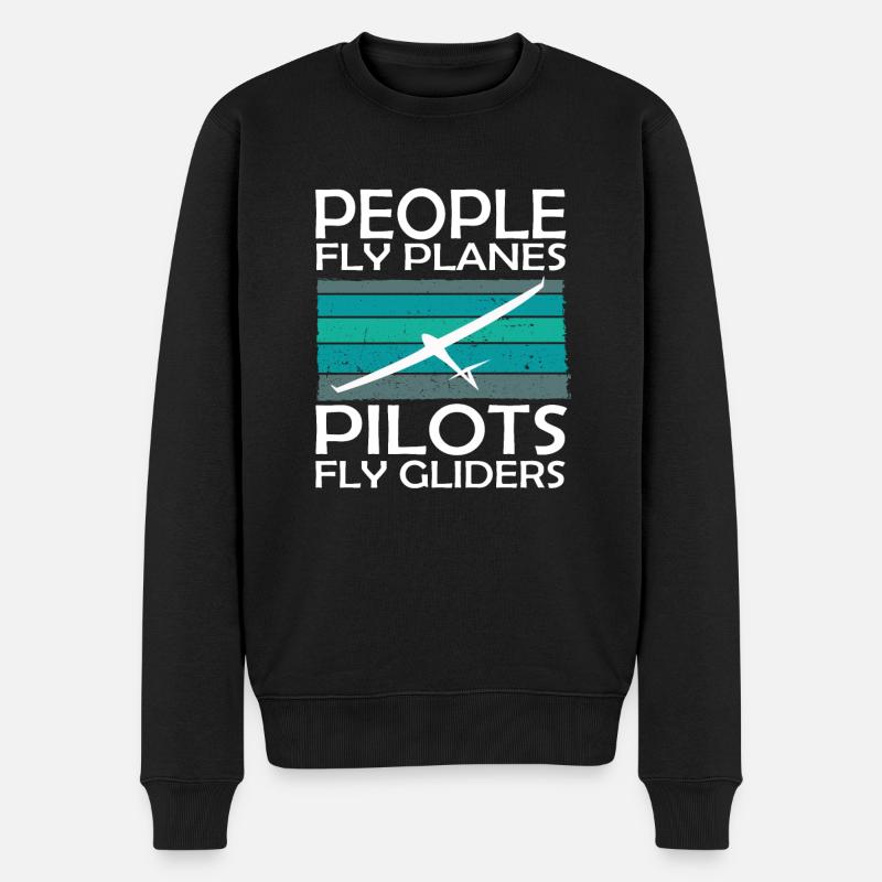 Planeurs et planeurs - Pull Premium bio Homme - noir