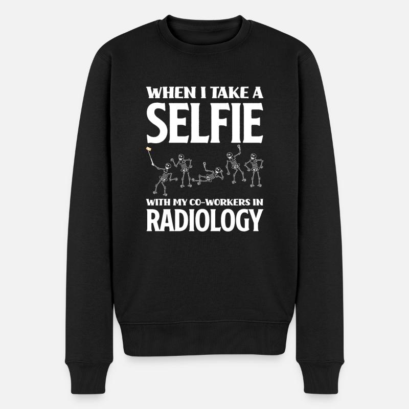 Radiologie Team MRTA Röntgenassistentin Radiologe - Männer Premium Bio Pullover - Schwarz