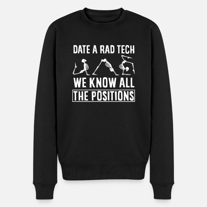 MRTA Röntgenassistentin Radiologieassistentin - Männer Premium Bio Pullover - Schwarz