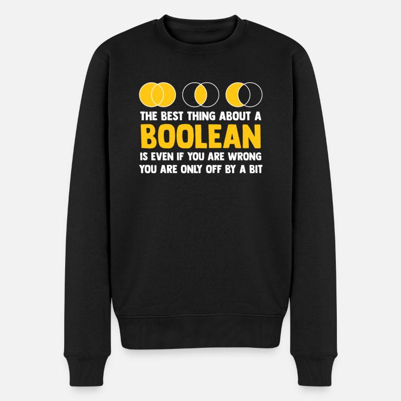Programmierer Coder Software Entwickler - Männer Premium Bio Pullover - Schwarz
