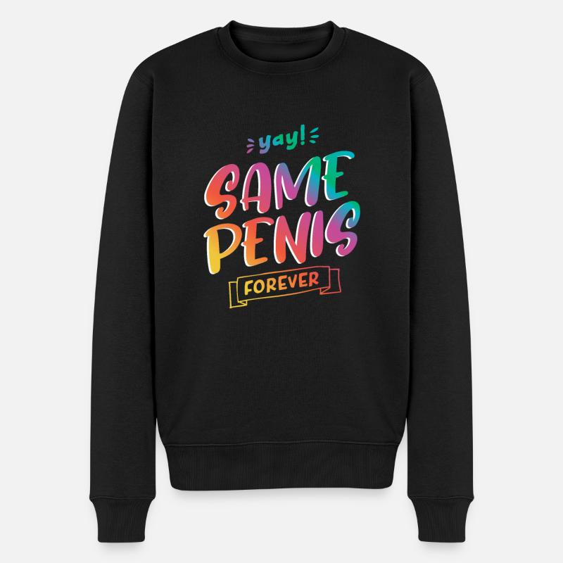 Même pénis pour toujours - Pull Premium bio Homme - noir