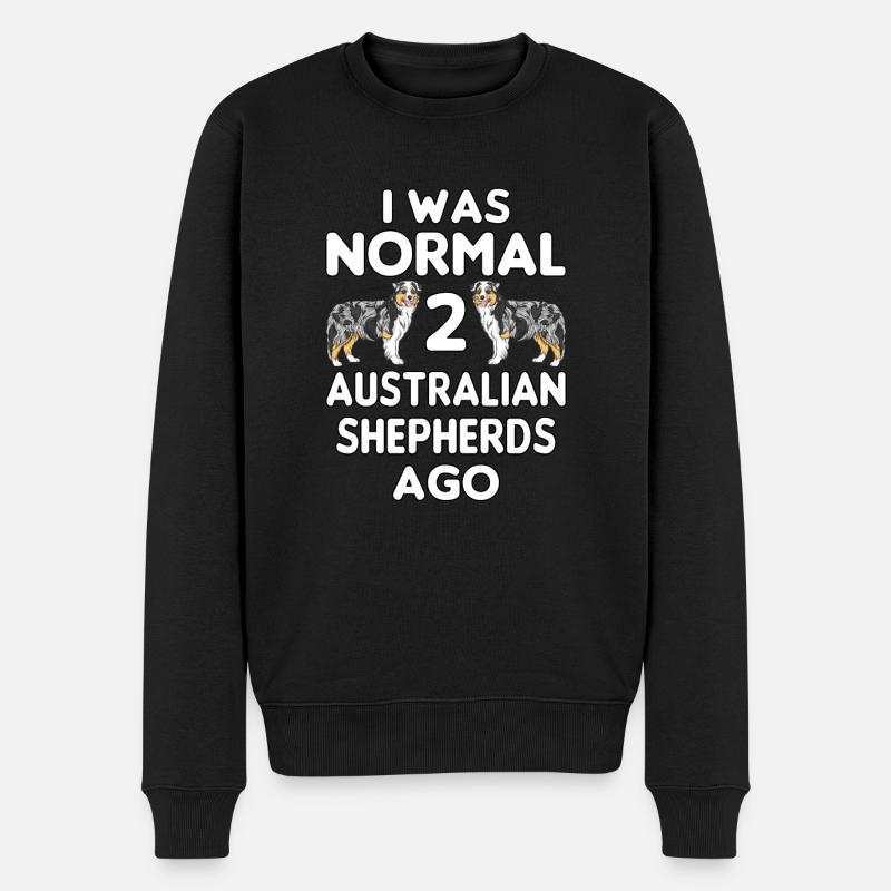 Australian Shepherd Dog Geschenke - Männer Premium Bio Pullover - Schwarz
