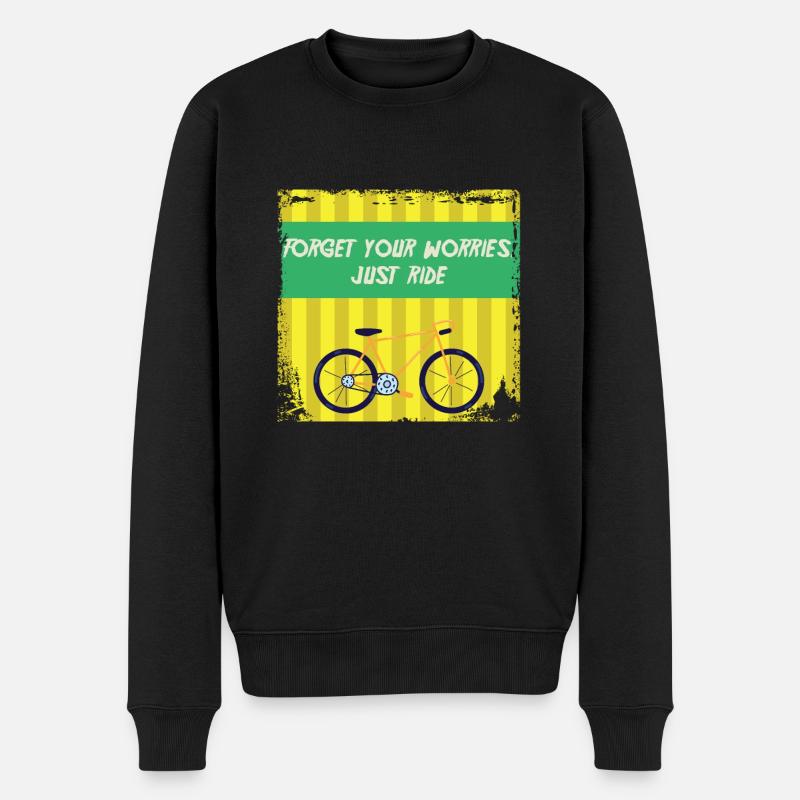 Bicyclette - Pull Premium bio Homme - noir