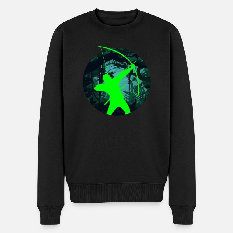 Drôle de cadeau archer archer - Pull Premium bio Homme - noir