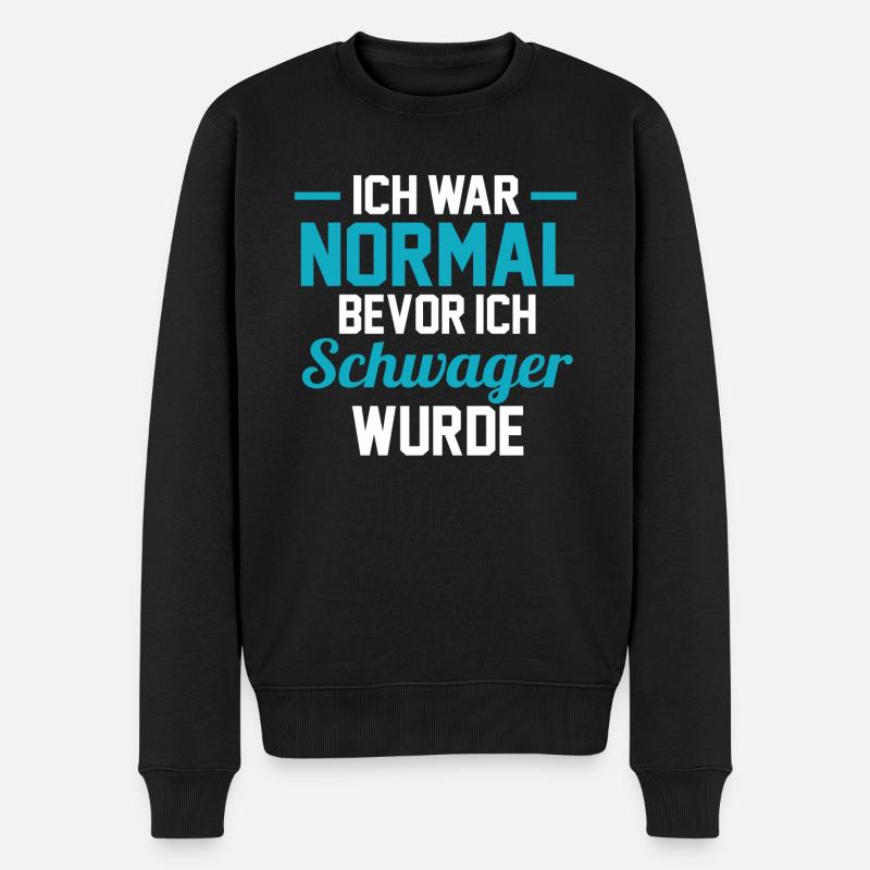 Schwager - Männer Premium Bio Pullover - Schwarz